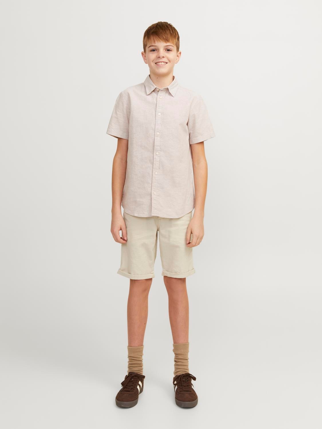 Jack & Jones Regular Fit Calções de corte normal Para meninos -Moonbeam - 12260084