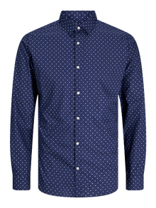 Jack & Jones Slim Fit Koszula -Navy Blazer - 12260131