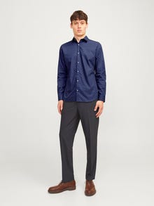 Jack & Jones Slim Fit Skjorte -Navy Blazer - 12260131