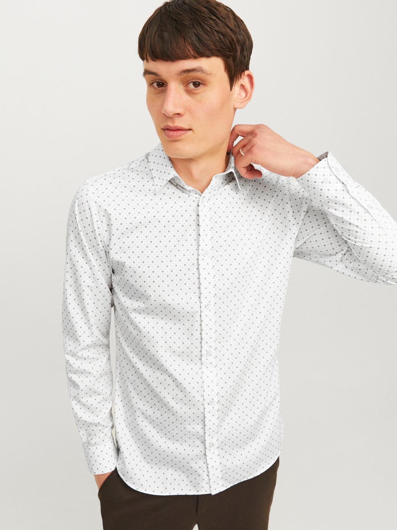 Jack & Jones Camisa Slim Fit -White - 12260131