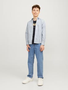 Jack & Jones Skjorte Junior -Medieval Blue - 12260144