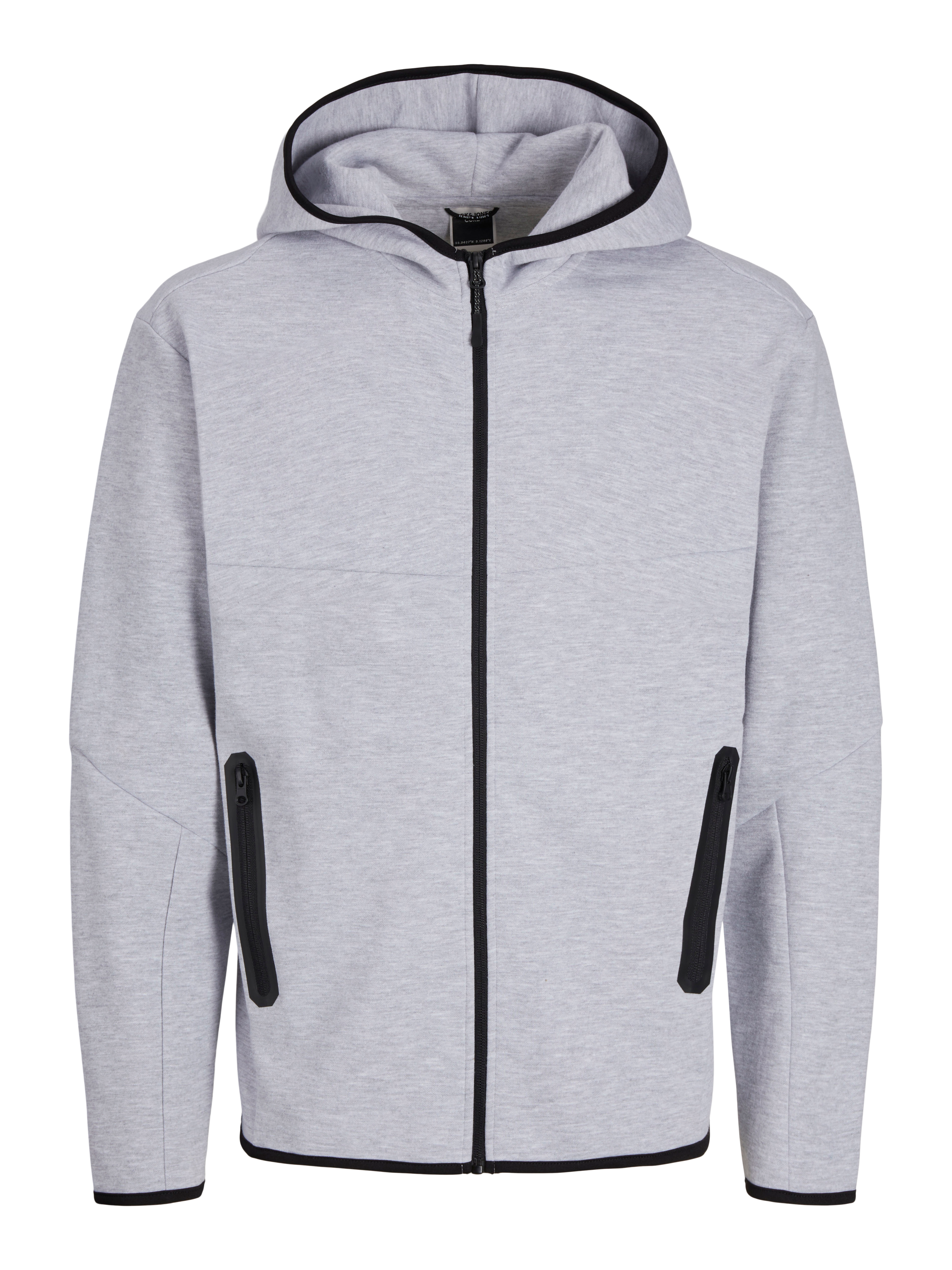 Kapuze Kapuzenjacke Jack And Jones Einfarbig Kapuzenjacke Hellgrau