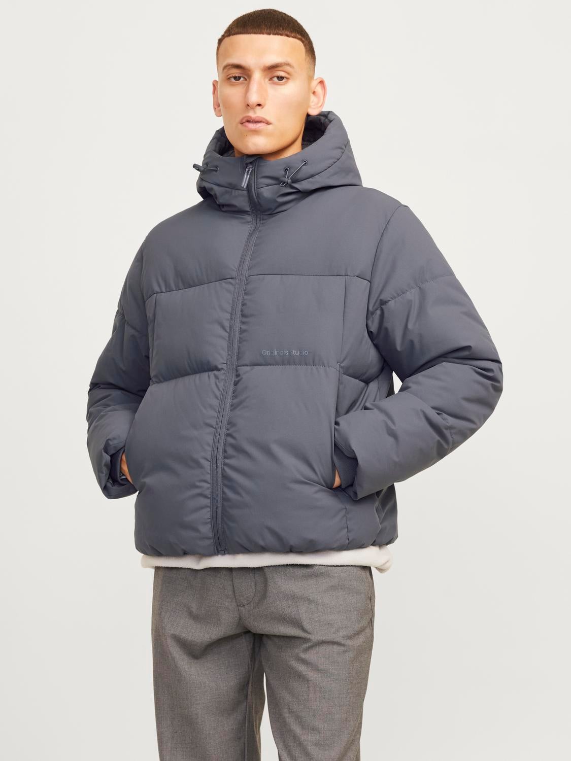 Puffer jacket Dark Grey Jack Jones