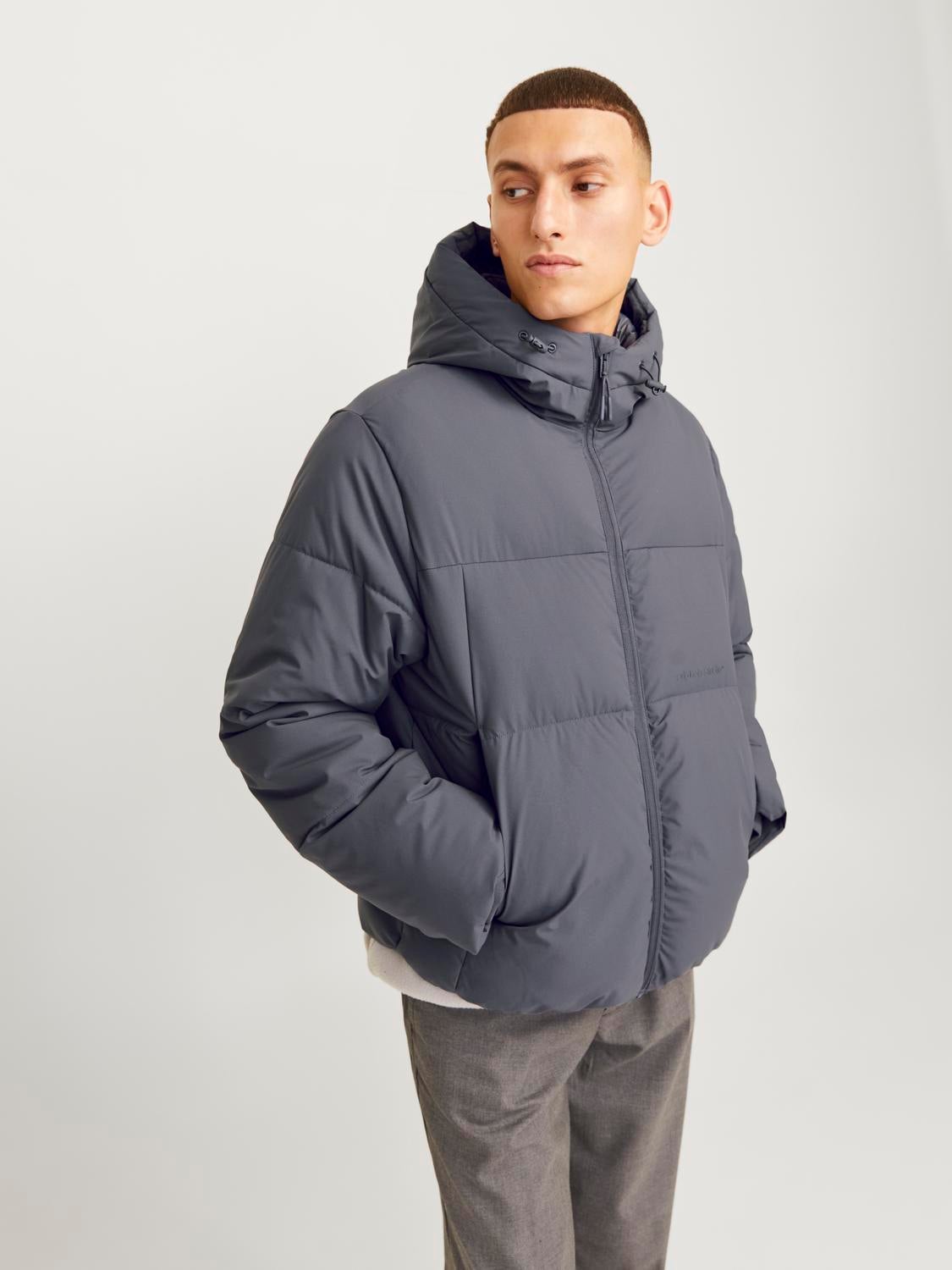 Puffer jacket Dark Grey Jack Jones