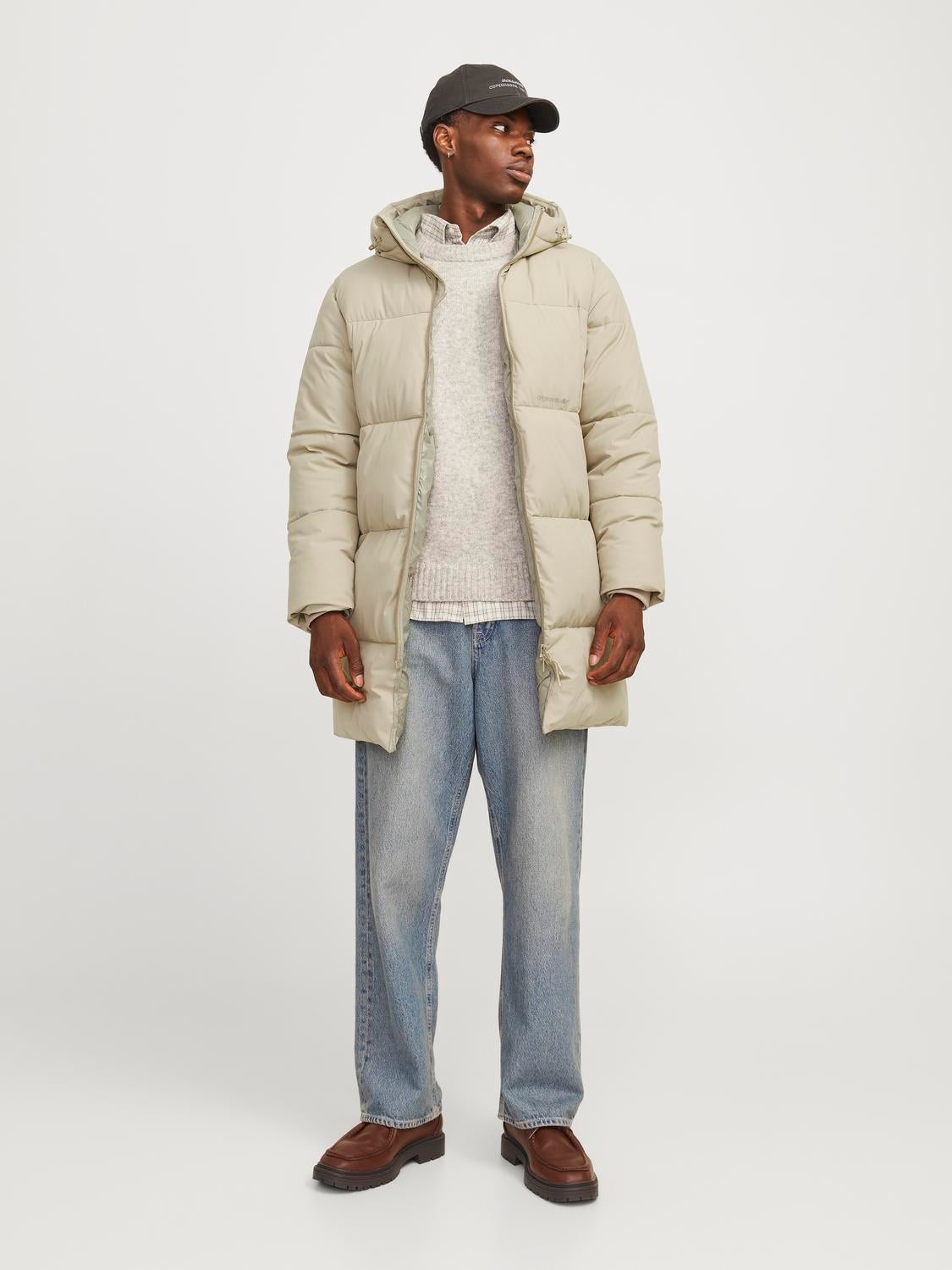 Puffer jacket Beige Jack Jones