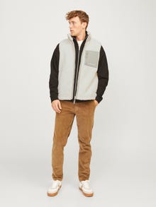 Jack & Jones Teddy gilet -Cloud Dancer - 12260453