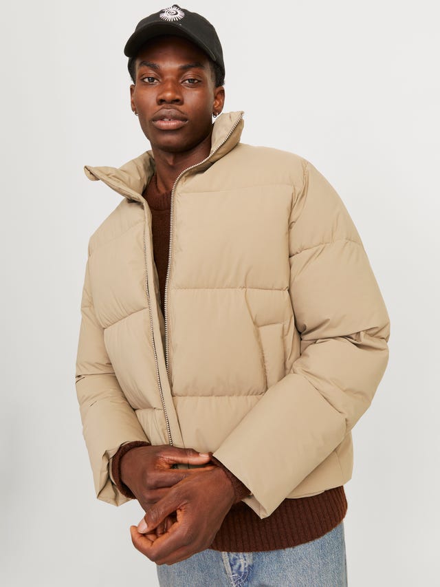 Jack & Jones JJWORLD PUFFER JACKET - Veste D'hiver - Asphalt/gris Foncé
