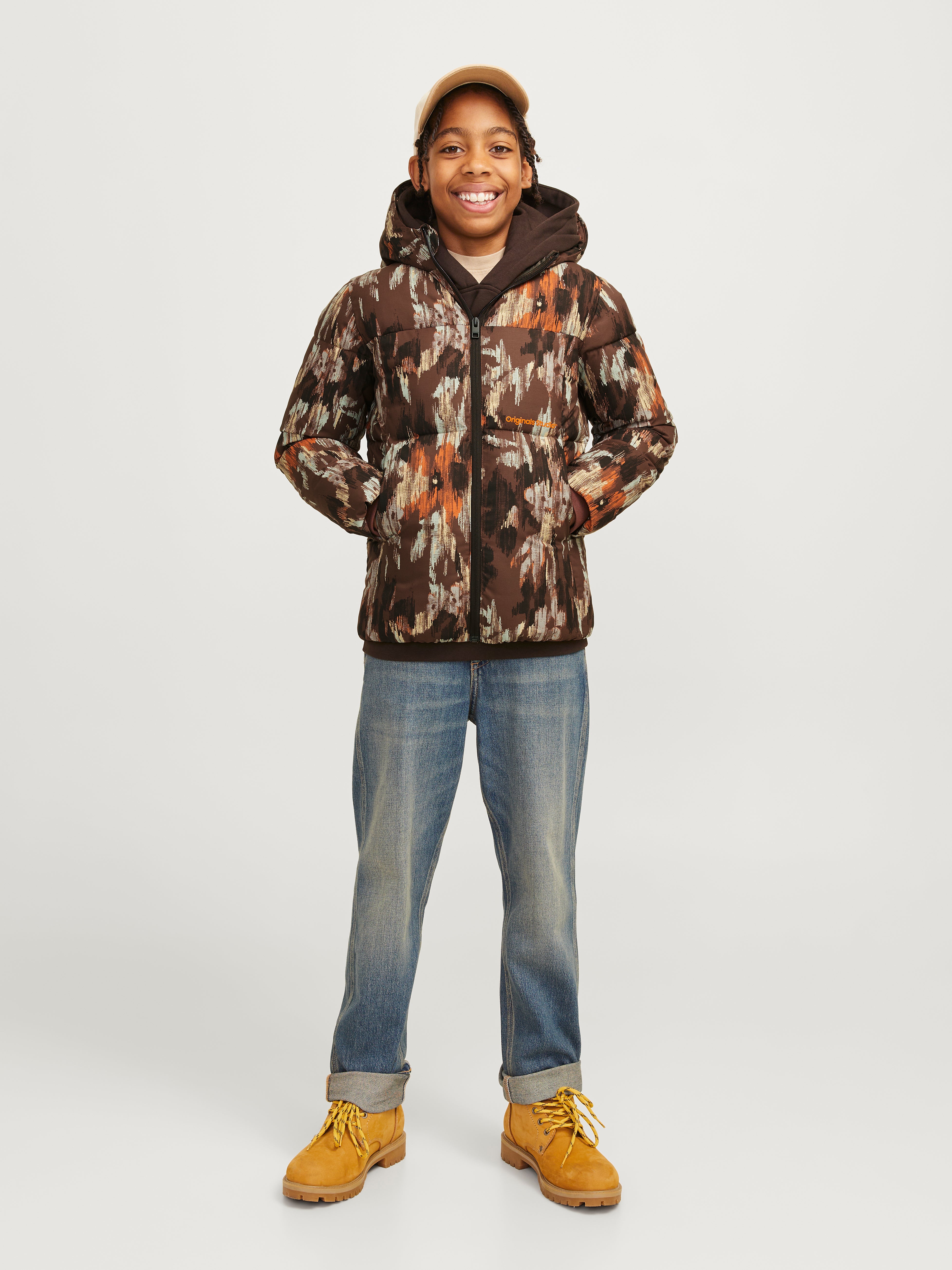 Steppjacke Junior Dunkelrot Jack & Jones®