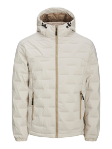 Jack & Jones Stuokliuotas švarkas -Moonbeam - 12260478