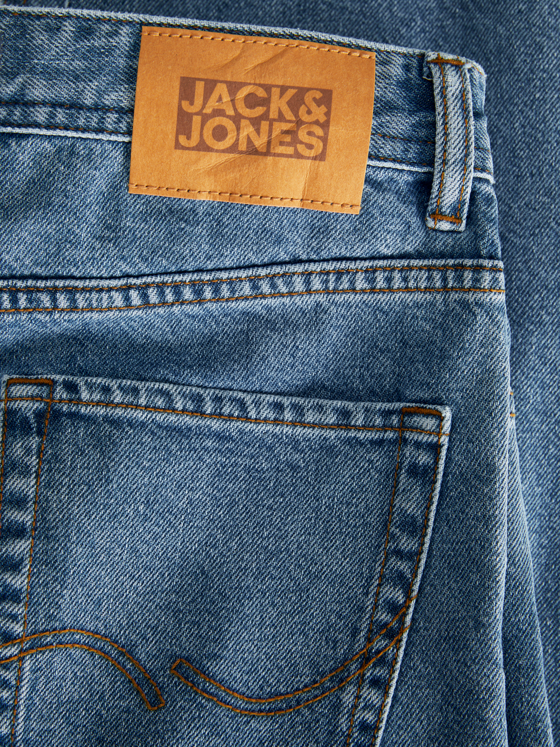 Jack & Jones JJICHRIS JJORIGINAL SQ 036 Jean coupe relaxed Mini -Blue Denim - 12260571