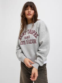 JJXX JXMERLE Φούτερ -Light Grey Melange - 12260608