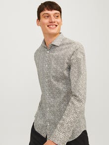 Jack & Jones Slim Fit Särgid -Cloud Dancer - 12260625