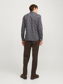 Jack & Jones Priglundantis kirpimas Marškiniai -Night Sky - 12260625