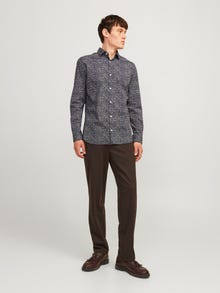 Jack & Jones Priglundantis kirpimas Marškiniai -Night Sky - 12260625