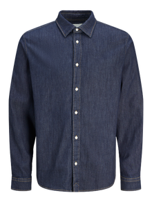 Jack & Jones Camisa vaquera Corte comfort -Dark Blue Denim - 12260724