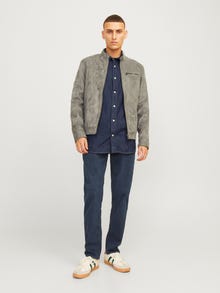 Jack & Jones Camisa vaquera Corte comfort -Dark Blue Denim - 12260724