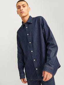 Jack & Jones Camisa vaquera Corte comfort -Dark Blue Denim - 12260724