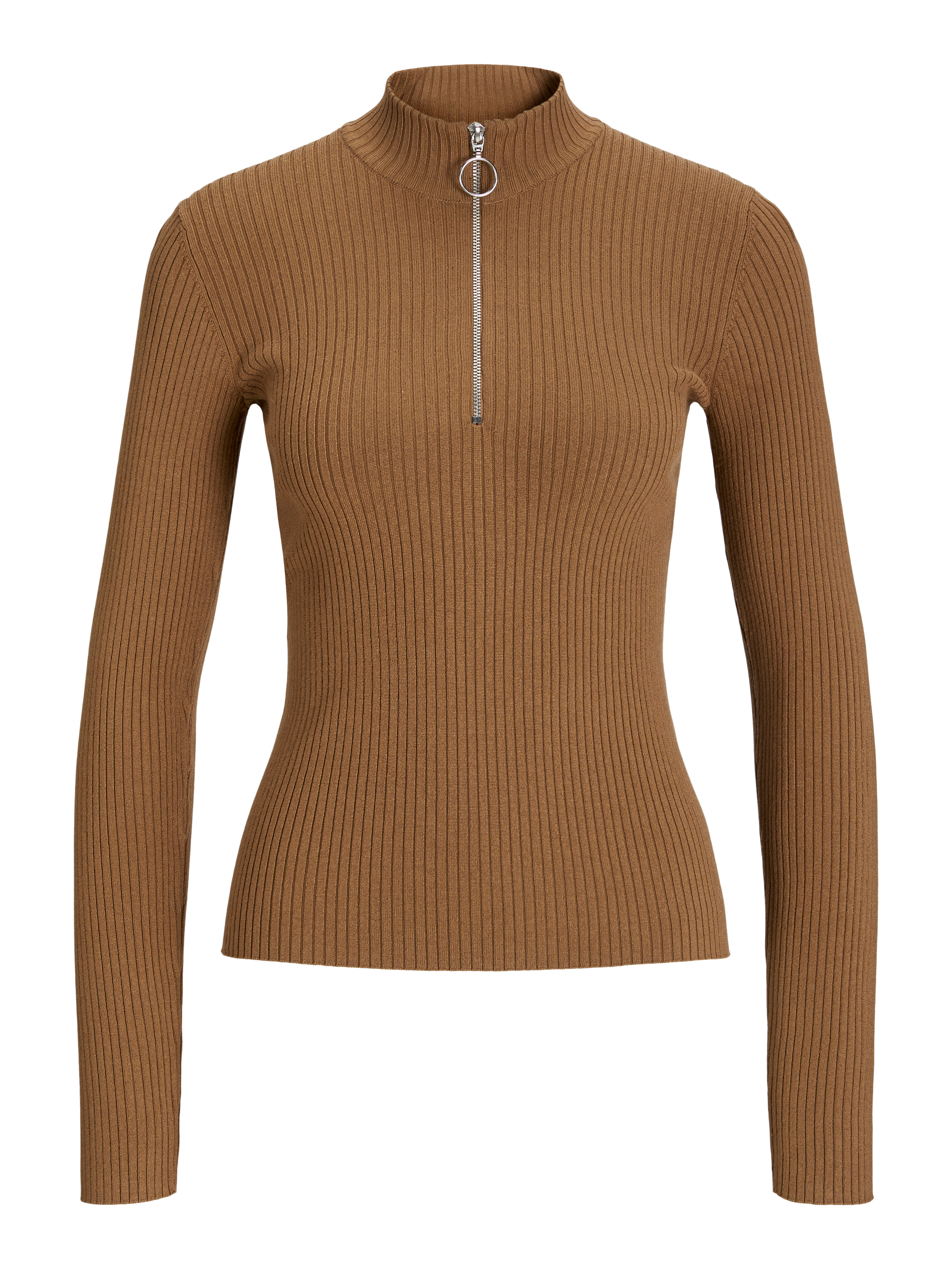 [Clove]★24SS★韓国大人気★Breezy Neck Pullover Ribbed Cotton-Blend Drop-Shoulder Crew Neck Sweater in Women