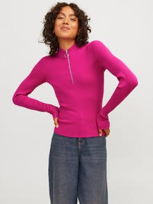 JJXX JXZOMA Megztinis -Fuchsia Red - 12260749