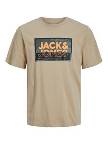 Jack & Jones Paquete de 3 T-shirt Estampar Decote Redondo -Navy Blazer - 12260780