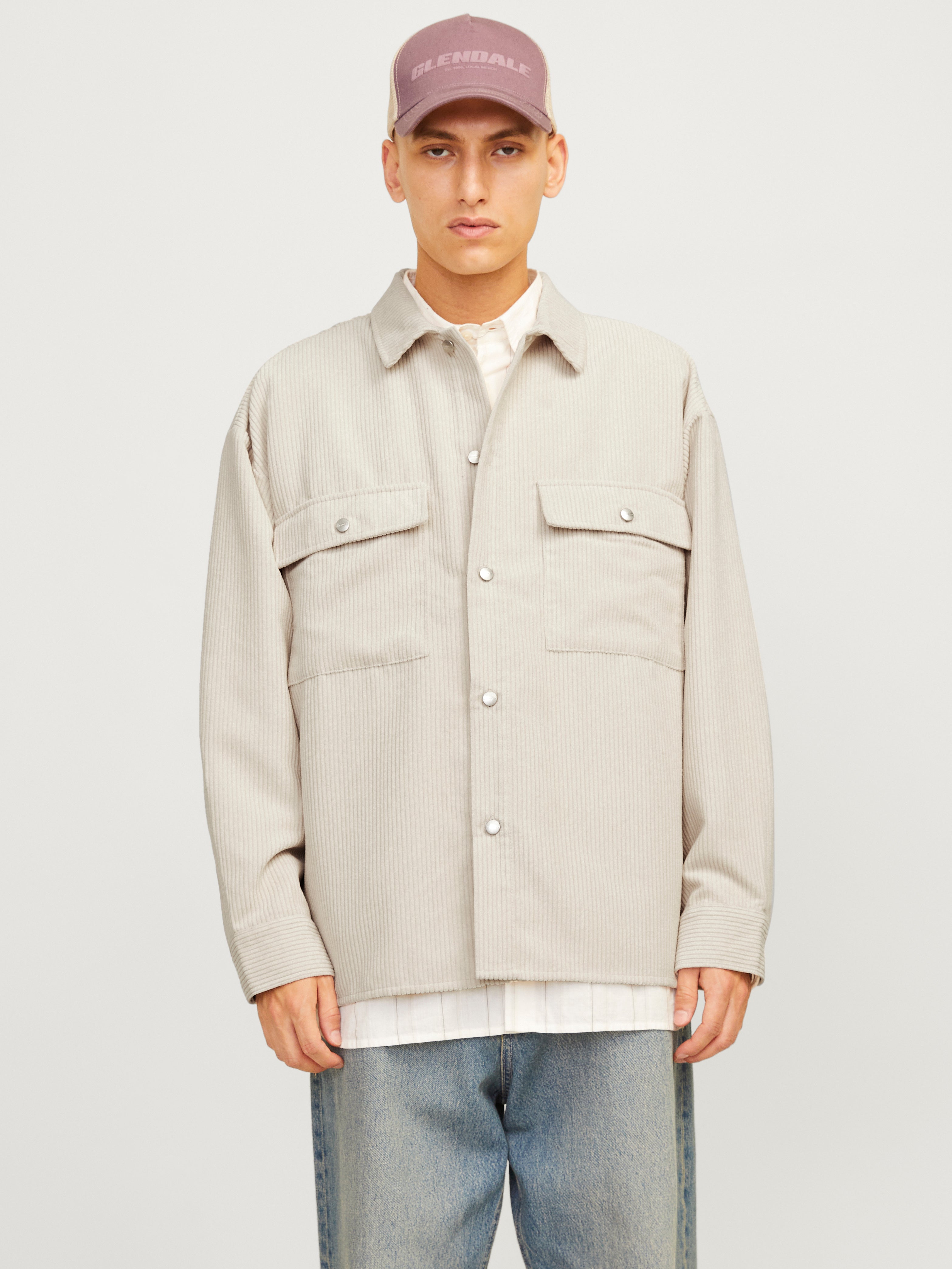 Weit Geschnitten Overshirt