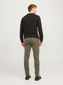 Jack & Jones Priglundantis kirpimas Chino kelnės -Olive Night - 12260904