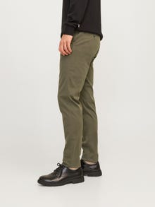 Jack & Jones Priglundantis kirpimas Chino kelnės -Olive Night - 12260904