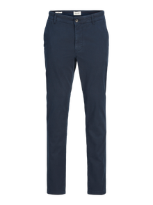 Jack & Jones Krój slim Spodnie chino -Night Sky - 12260904