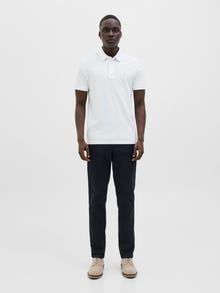 Jack & Jones Slim Fit Mid rise Fold-up hems Chinos -Dark Navy - 12260904