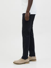 Jack & Jones Slim Fit Mid rise Fold-up hems Chinos -Dark Navy - 12260904