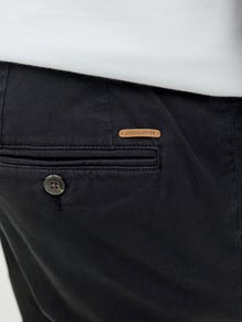 Jack & Jones Slim Fit Mid rise Fold-up hems Chinos -Dark Navy - 12260904