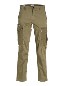 Jack & Jones Laisvas kirpimas Krovininės kelnės -Dusty Olive - 12260912