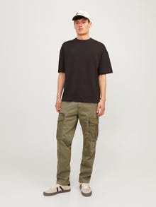 Jack & Jones Laisvas kirpimas Krovininės kelnės -Dusty Olive - 12260912