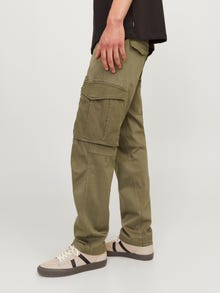Jack & Jones Laisvas kirpimas Krovininės kelnės -Dusty Olive - 12260912