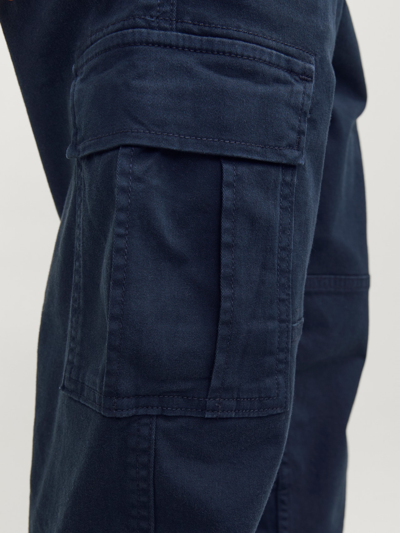 Jack & Jones Junior JPSTKANE HARLOW NOOS - Cargo Trousers - Navy Blazer Jan24b041 K11