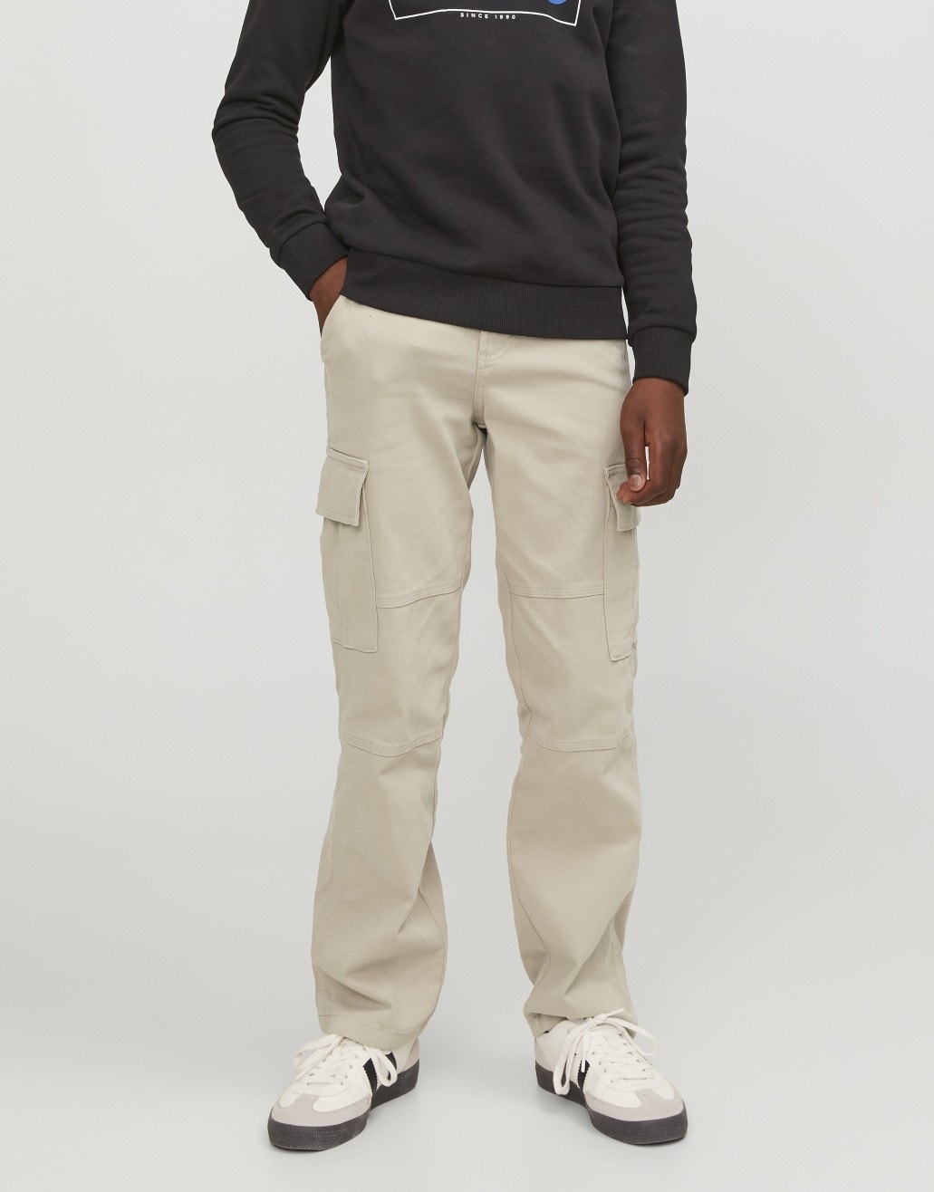 Jack & Jones Cargo trousers Mini -Crockery - 12261034