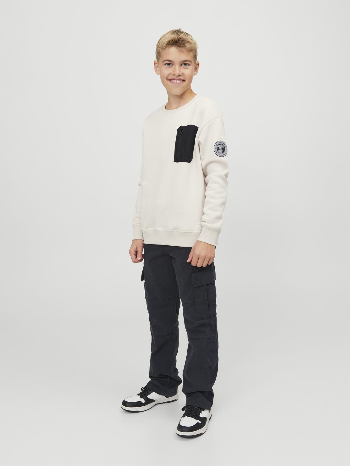 Jack & Jones Minipituinen Loose Fit Reisitaskuhousut -Black - 12261034