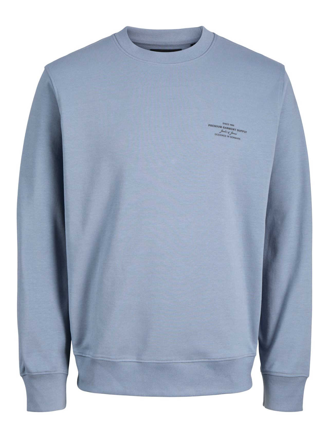 Printed Sweatshirt | Medium Blue | Jack & Jones® Printed Sweatshirt | Medium Blue | Jack & Jones®