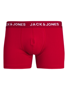 Jack & Jones Plus Size 5-pakuotės Trumpikės -Tango Red - 12261440