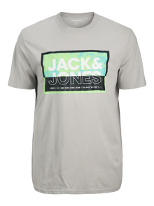 Jack & Jones Plus Size Printed T-shirt -High-rise - 12261480