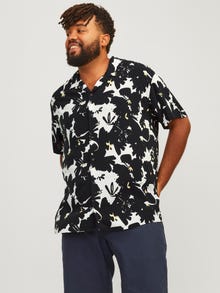 Jack & Jones Plus Size Relaxed Fit Hawaii skjorte -Black - 12261512