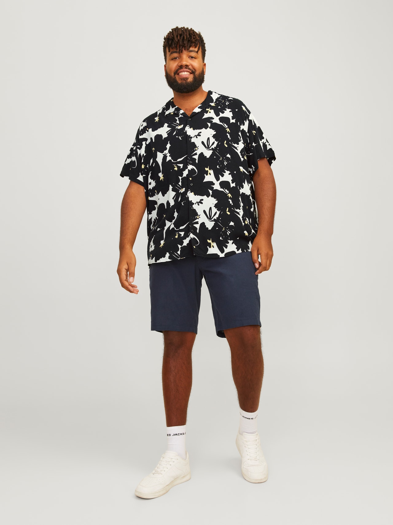 Jack & Jones Plus Size Relaxed Fit Resort-skjorte -Black - 12261512