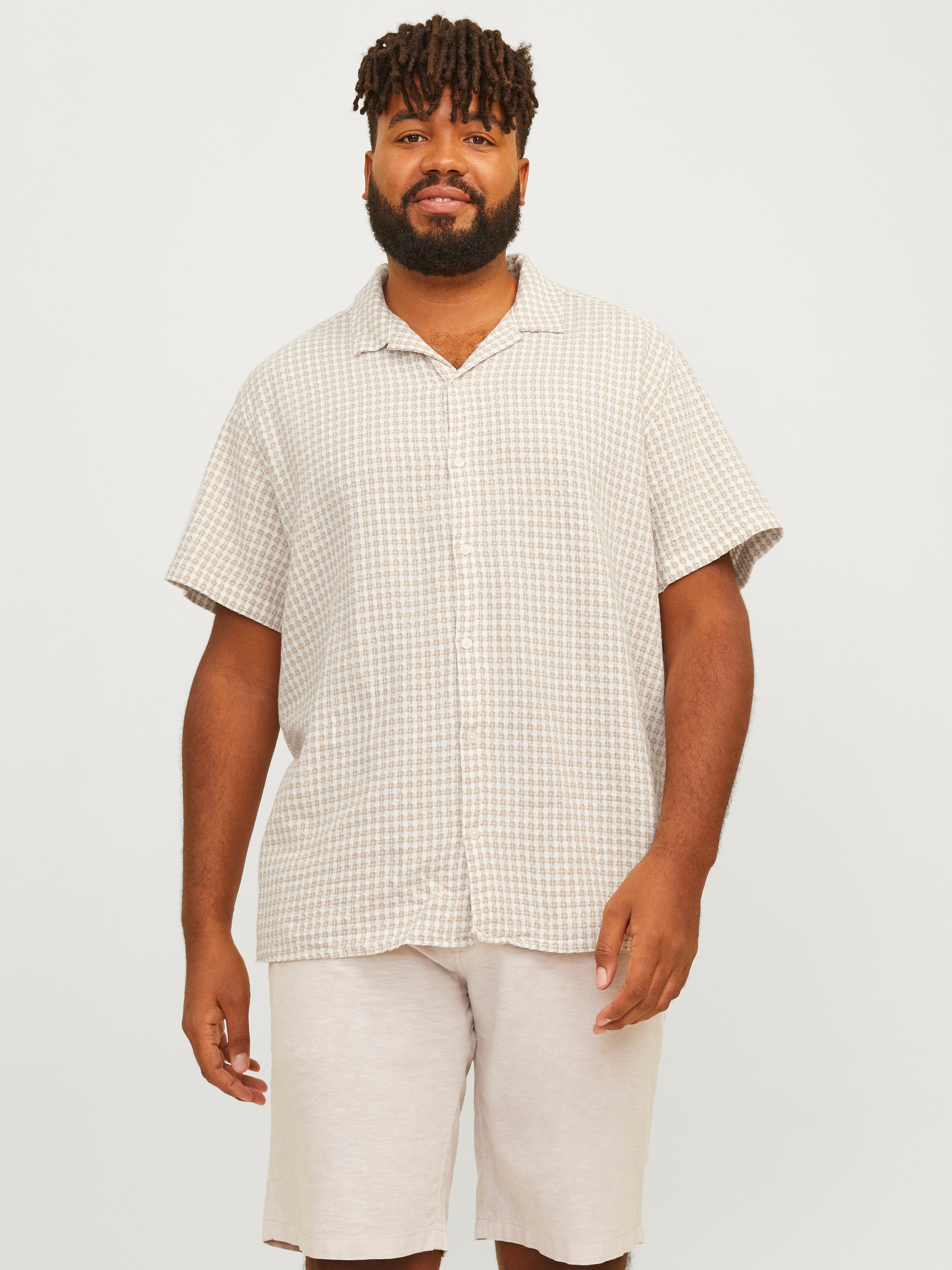 Jack & Jones Plus Size Camisa Comfort Fit - 12261530