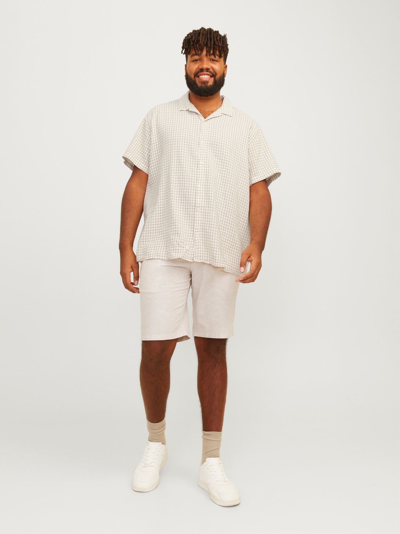 Jack & Jones Plus Size Comfort Fit Shirt -Fields Of Rye - 12261530