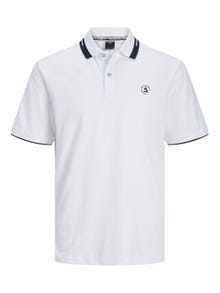 Jack & Jones 2-pack Printed Polo T-shirt -White - 12261538
