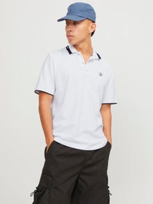 Jack & Jones 2-balení Potištěný Polo límec Tričko -White - 12261538