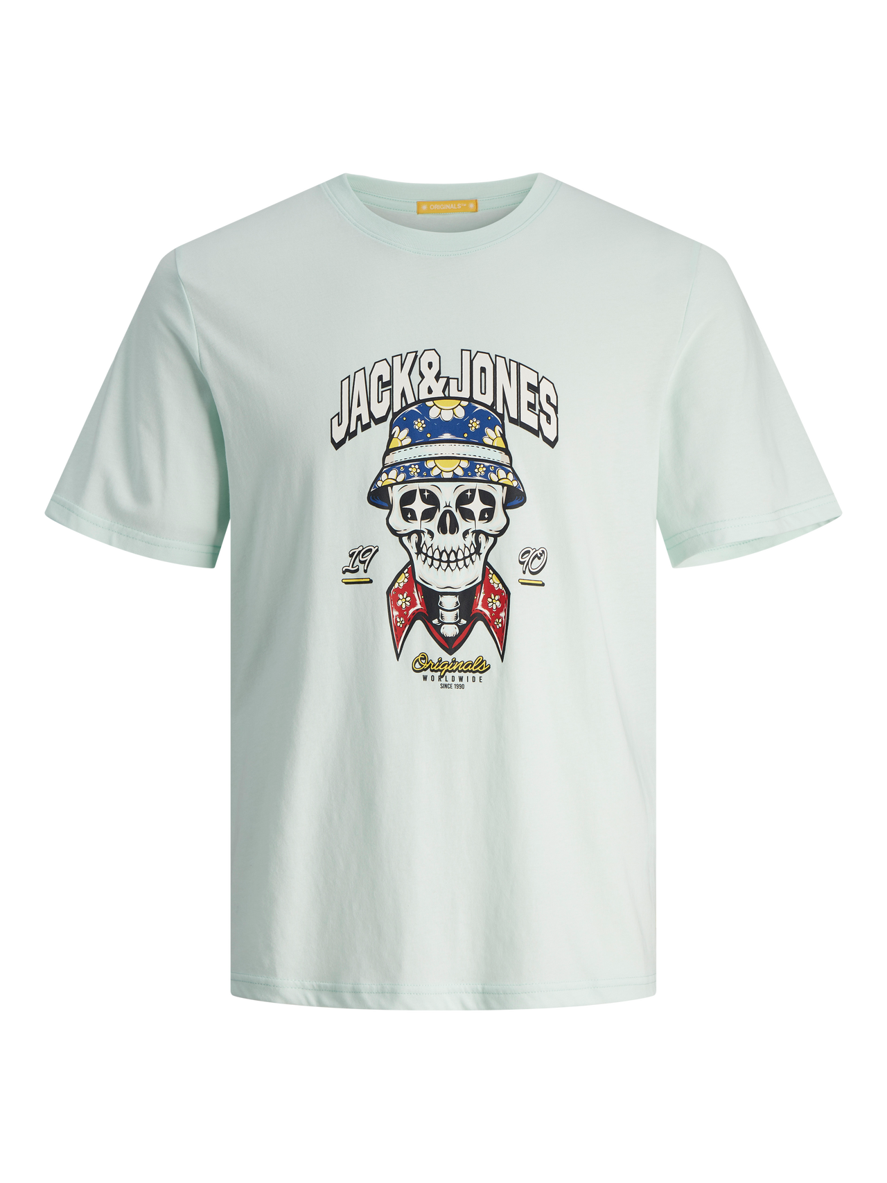 Jack & Jones Plus Size Nadruk T-shirt -Skylight - 12261542