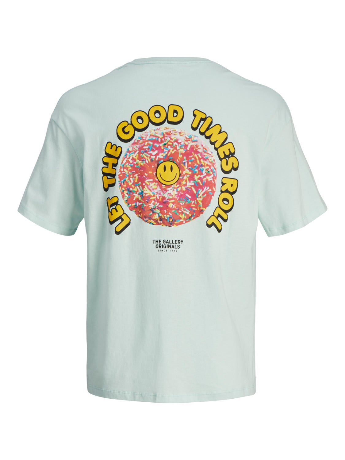 Jack & Jones Plus Size Printed T-shirt -Skylight - 12261568