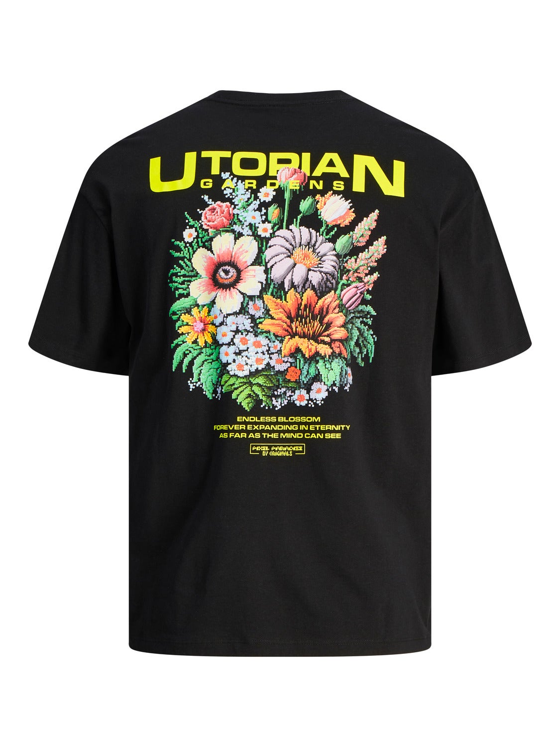 Jack & Jones Plus Size Printed T-shirt -Black - 12261578