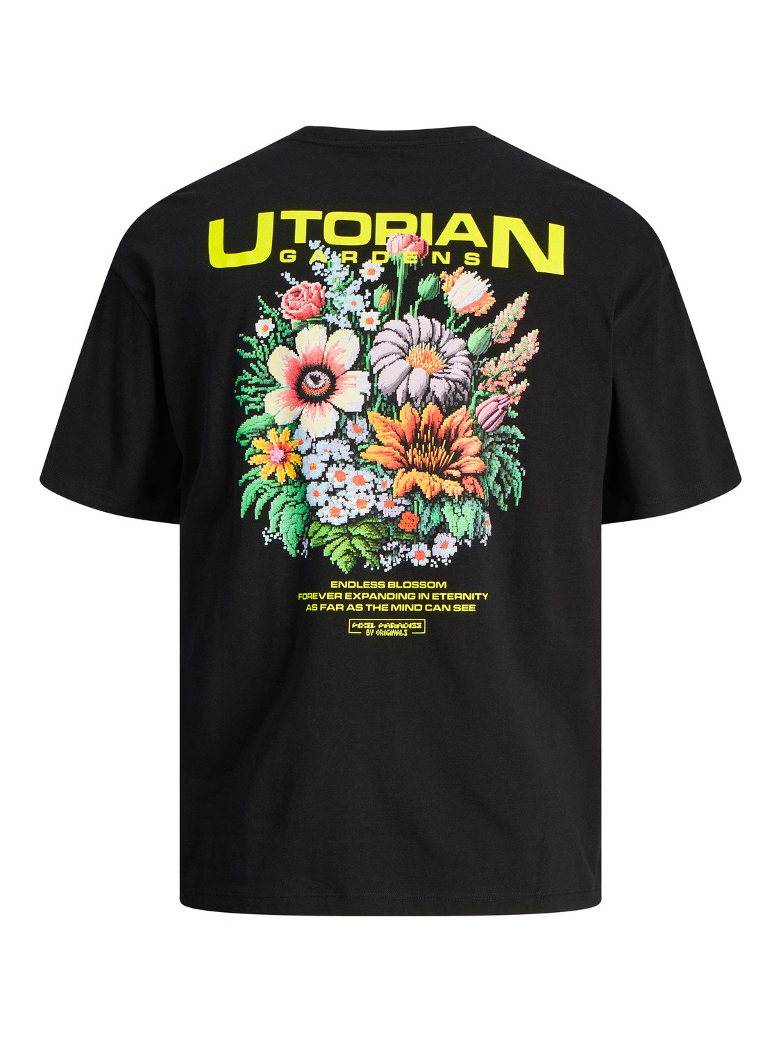 Jack & Jones Plus Size Printed T-shirt -Black - 12261578